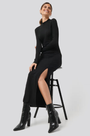 Sparkz Caitlin Long Dress - Black