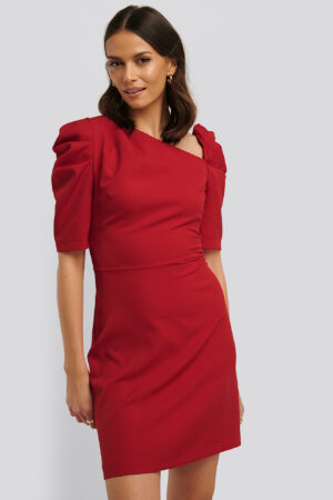 Trendyol Asymmetrisk Miniklänning - Red