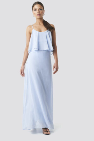 Trendyol Flywheel Long Dress - Blue