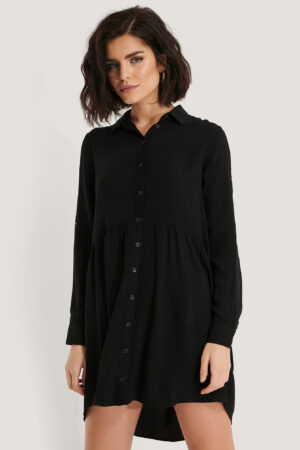 Trendyol Skjortklänning - Black