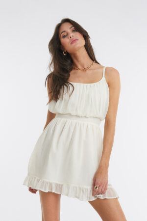 XLE the Label Elio Mini Dress - White