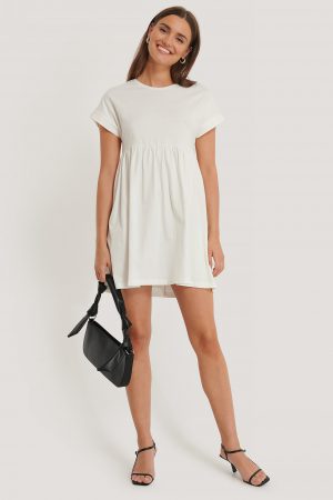 MANGO Gisele Dress - Offwhite