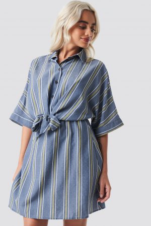 MANGO Rafiki Dress - Blue
