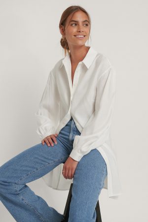 NA-KD Reborn Skjortklänning - White