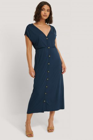 NA-KD Reborn Klänning - Navy