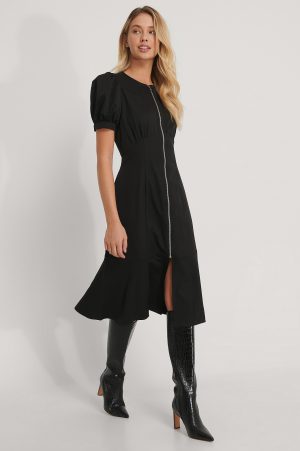NA-KD Midiklänning - Black