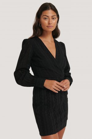 NA-KD Boho Miniklänning - Black
