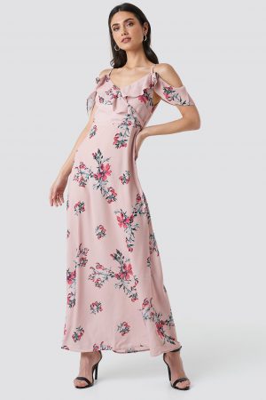 Rut&Circle Mika Long Dress - Pink