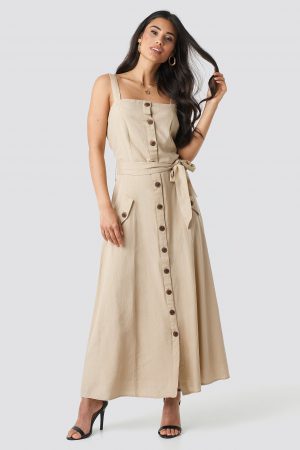 Sisters Point Bina Dress - Beige