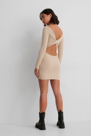 Matiamu By Sofia x NA-KD Recycled Miniklänning - Beige