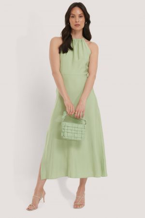 Trendyol Halterneckklänning - Green