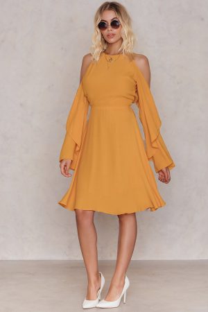 Trendyol Hardal Dress - Yellow