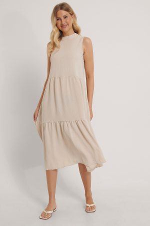 Trendyol Midiklänning - Beige