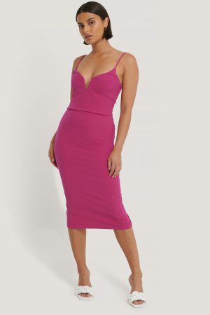 Trendyol Midiklänning - Pink