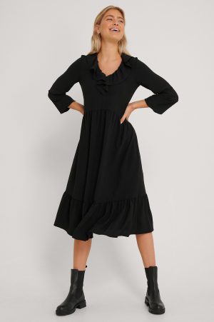 Trendyol Klänning Med Detaljer - Black