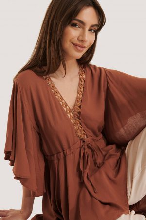 Trendyol Kaftanklänning - Red