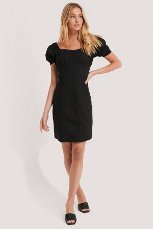 Trendyol Miniklänning Med Kragdetalj - Black