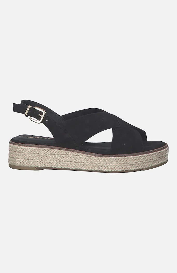 Svarta sandaler för dam från Tamaris